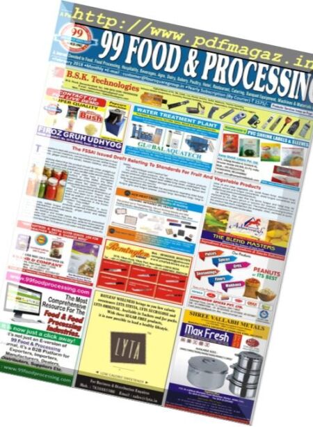 99 Food & Processing – February 2018 Cover