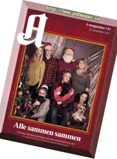 A-Magasinet – 22 desember 2017 Cover