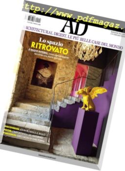 AD Architectural Digest Italia – Marzo 2018