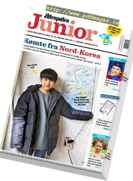 Aftenposten Junior – 20 februar 2018 Cover