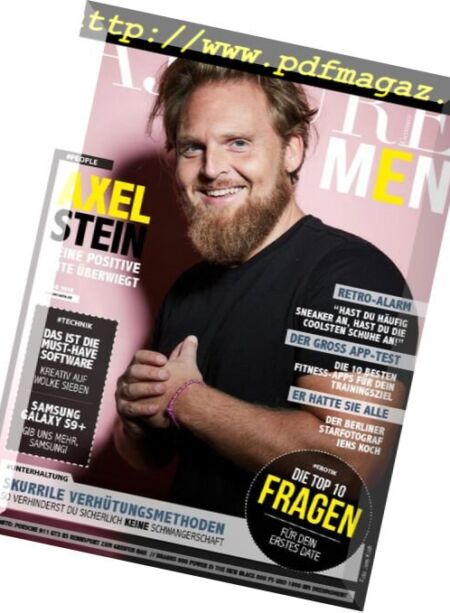 Ajoure Men – April 2018 Cover