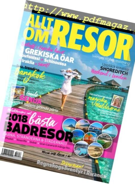 Allt om resor – februari 2018 Cover