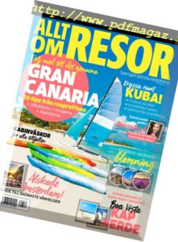 Allt om resor – mars 2018