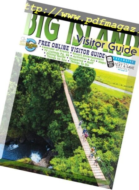 Aloha – Big Island Visitor Guide – March 2018 Cover