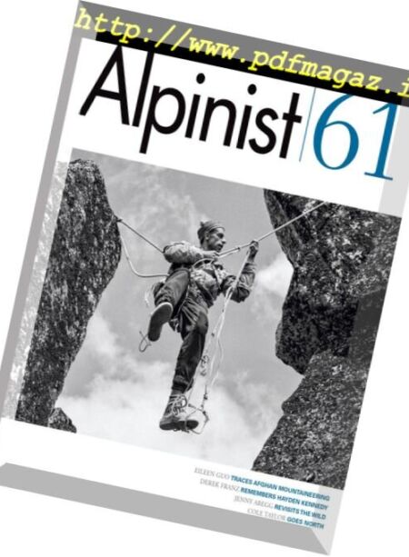 Alpinist Magazine – February 2018 Cover