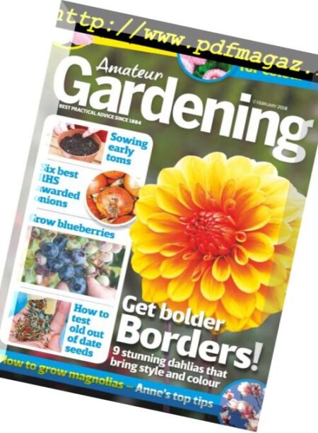 Amateur Gardening – 17 February 2018 Cover