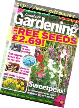 Amateur Gardening – 24 February 2018