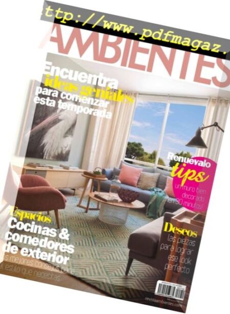 Ambientes Mexico – marzo 2018 Cover