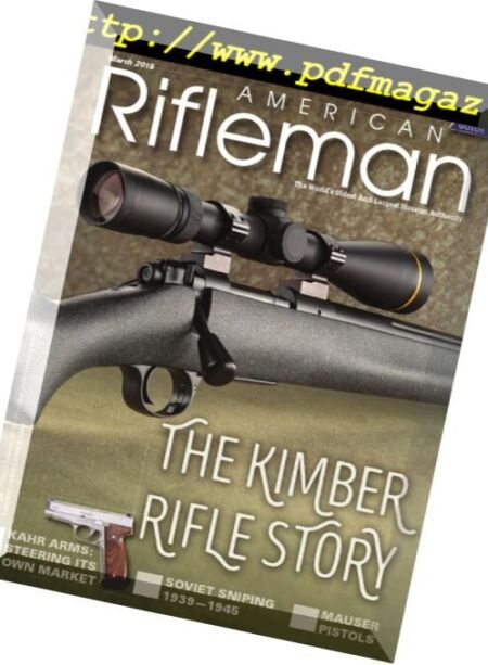 American Rifleman – March 2018 Cover