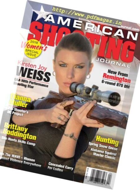 American Shooting Journal – April 2018 Cover
