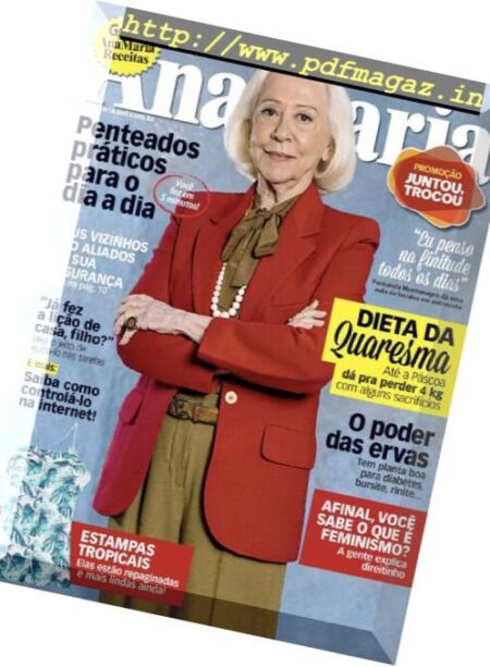 Ana Maria Brazil – 20 Fevereiro 2018 Cover