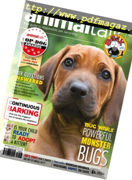 Animal Talk – March 2018 Cover