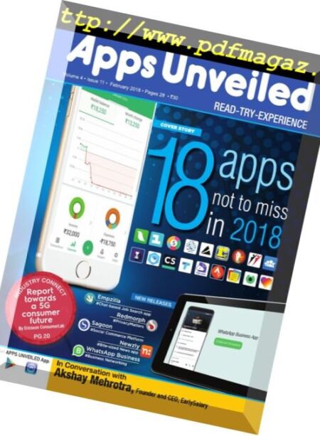 Apps Unveiled – February 2018 Cover