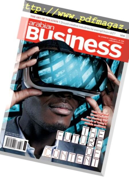 Arabian Business – 4 February 2018 Cover