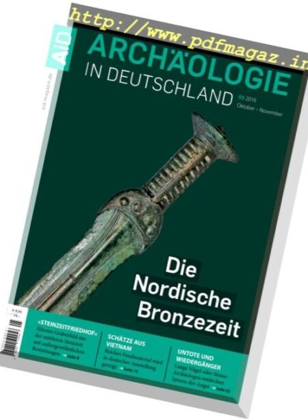 Archaologie in Deutschland – Oktober-November 2016 Cover