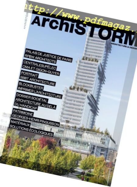 Archistorm – mars 2018 Cover