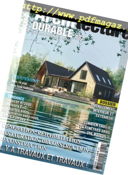 Architecture Durable – fevrier 2018 Cover