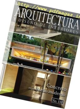 Arquitectura y diseno de interiores – marzo 2018