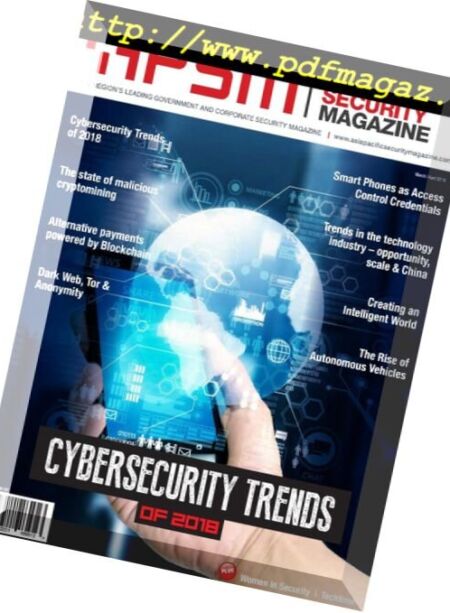 Asia Pacific Security Magazine – March-April 2018 Cover