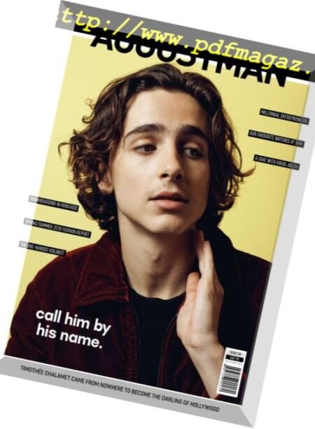 August Man Singapore – March 2018 Cover