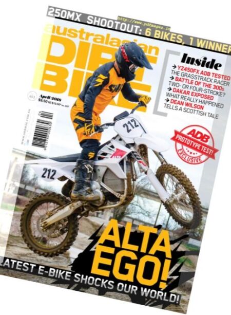 Australasian Dirt Bike – April 2018 Cover