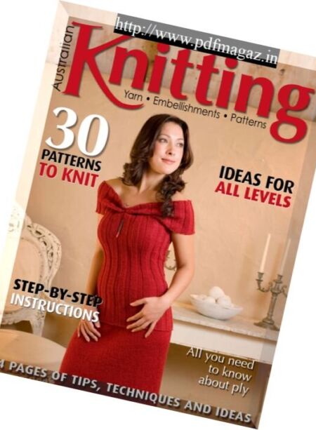 Australian Knitting – January 2018 Cover