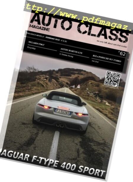 Auto Class Magazine – Febbraio 2018 Cover