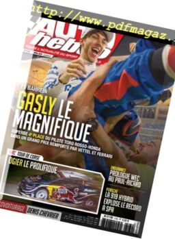Auto Hebdo – 11 avril 2018