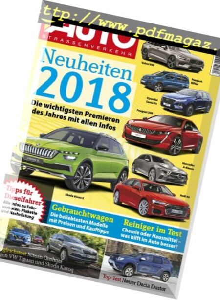 Auto Strassenverkehr – 7 Marz 2018 Cover