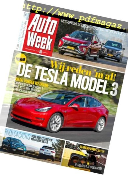 AutoWeek Netherlands – 21 februari 2018 Cover