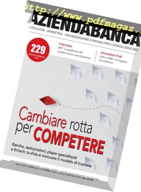AziendaBanca – febbraio 2018 Cover