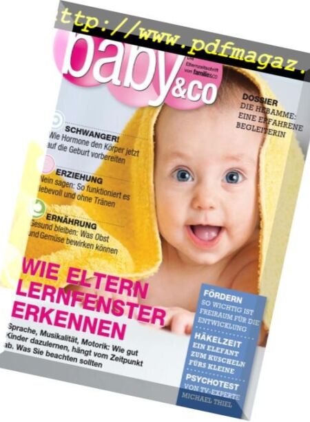 Baby & Co – April 2018 Cover