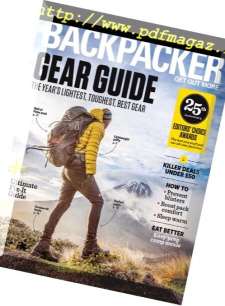 Backpacker – April 2018 Cover