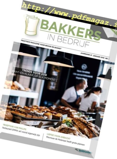Bakkers in Bedrijf – Januari 2018 Cover