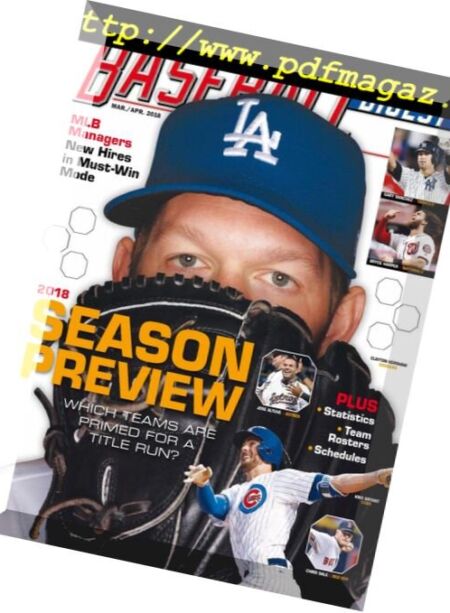Baseball Digest – March 2018 Cover