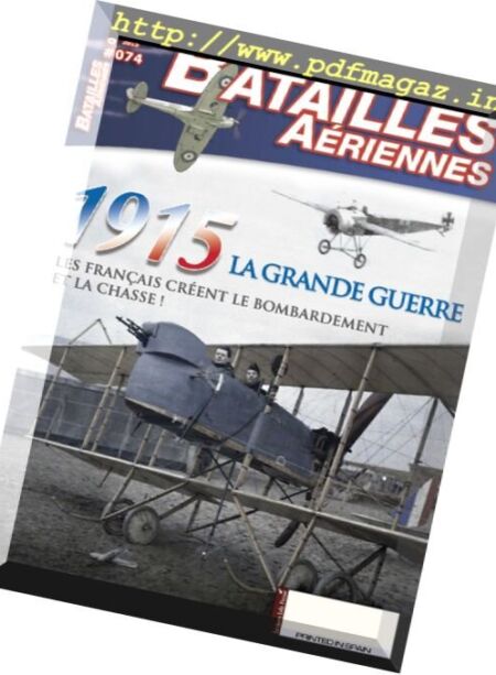 Batailles Aeriennes – Octobre-Novembre-Decembre 2015 Cover