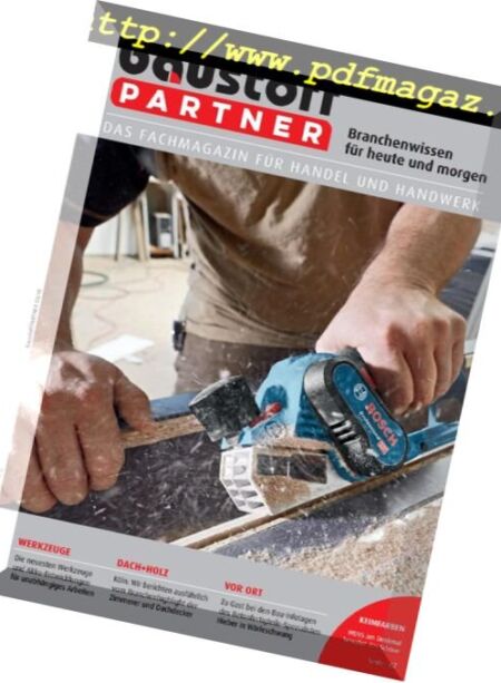 Baustoff Partner – Marz 2018 Cover