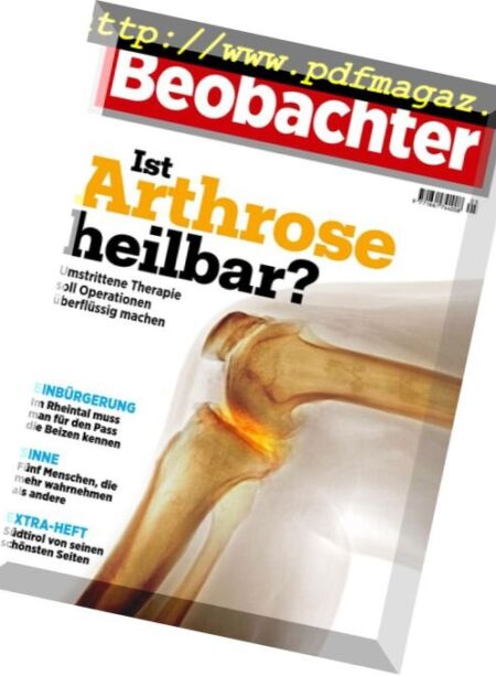 Beobachter – 2 Marz 2018 Cover