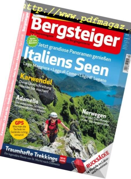 Bergsteiger – April 2018 Cover