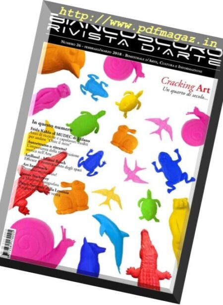 Biancoscuro Rivista d’Arte – Febbraio-Marzo 2018 Cover