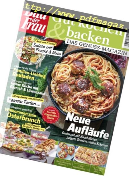Bild der Frau Gut Kochen & Backen – April-Mai 2018 Cover
