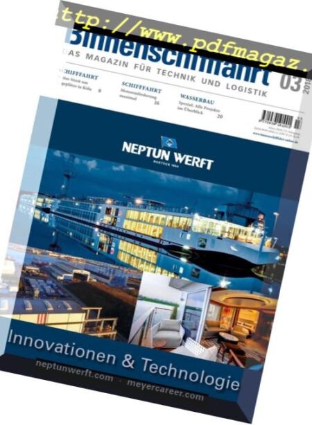 Binnenschifffahrt – Marz 2018 Cover