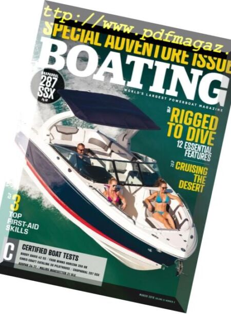 Boating – March 2018 Cover