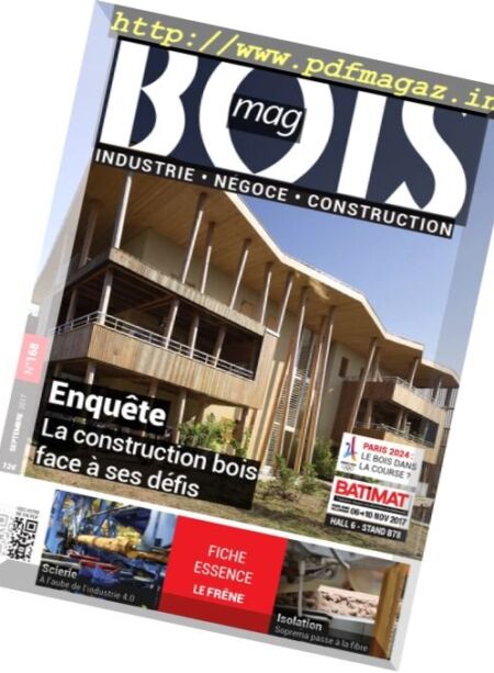 BOISmag – Septembre 2017 Cover