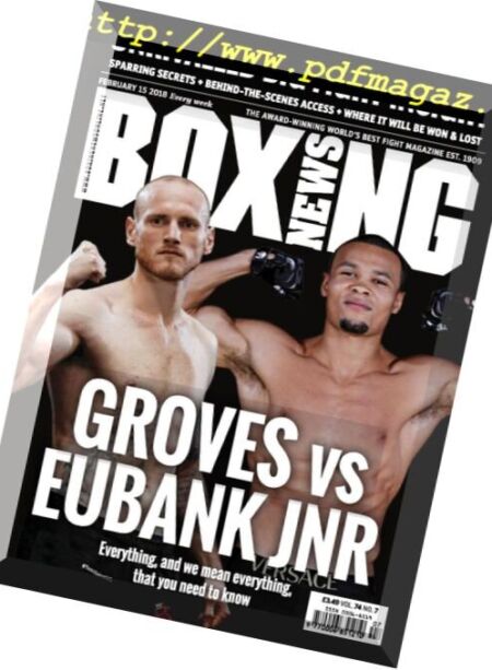Boxing News – 15 February 2018 Cover