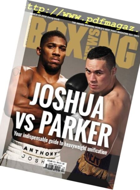 Boxing News – 30 March 2018 Cover