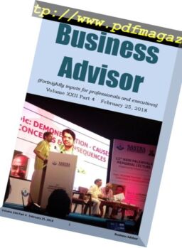 Business Advisor – 23 February 2018