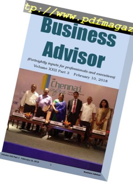 Business Advisor – 9 February 2018 Cover