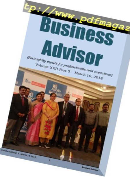 Business Advisor – 9 March 2018 Cover