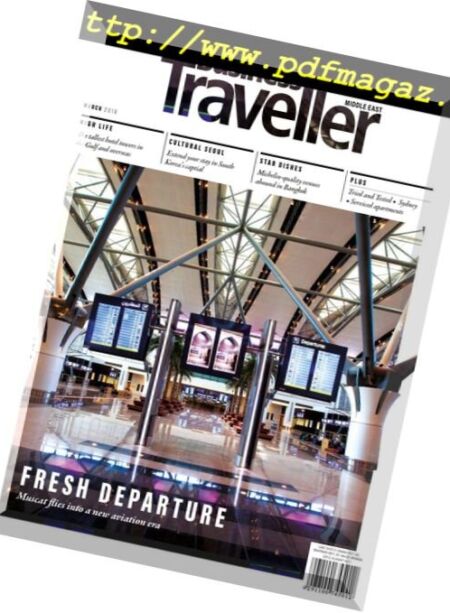 Business Traveller Middle East – March-April 2018 Cover